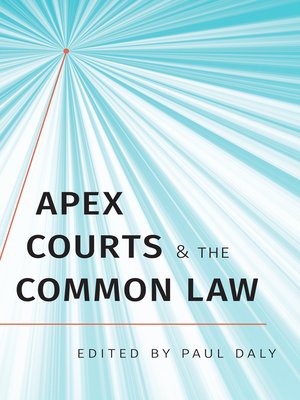 cover image of Apex Courts and the Common Law